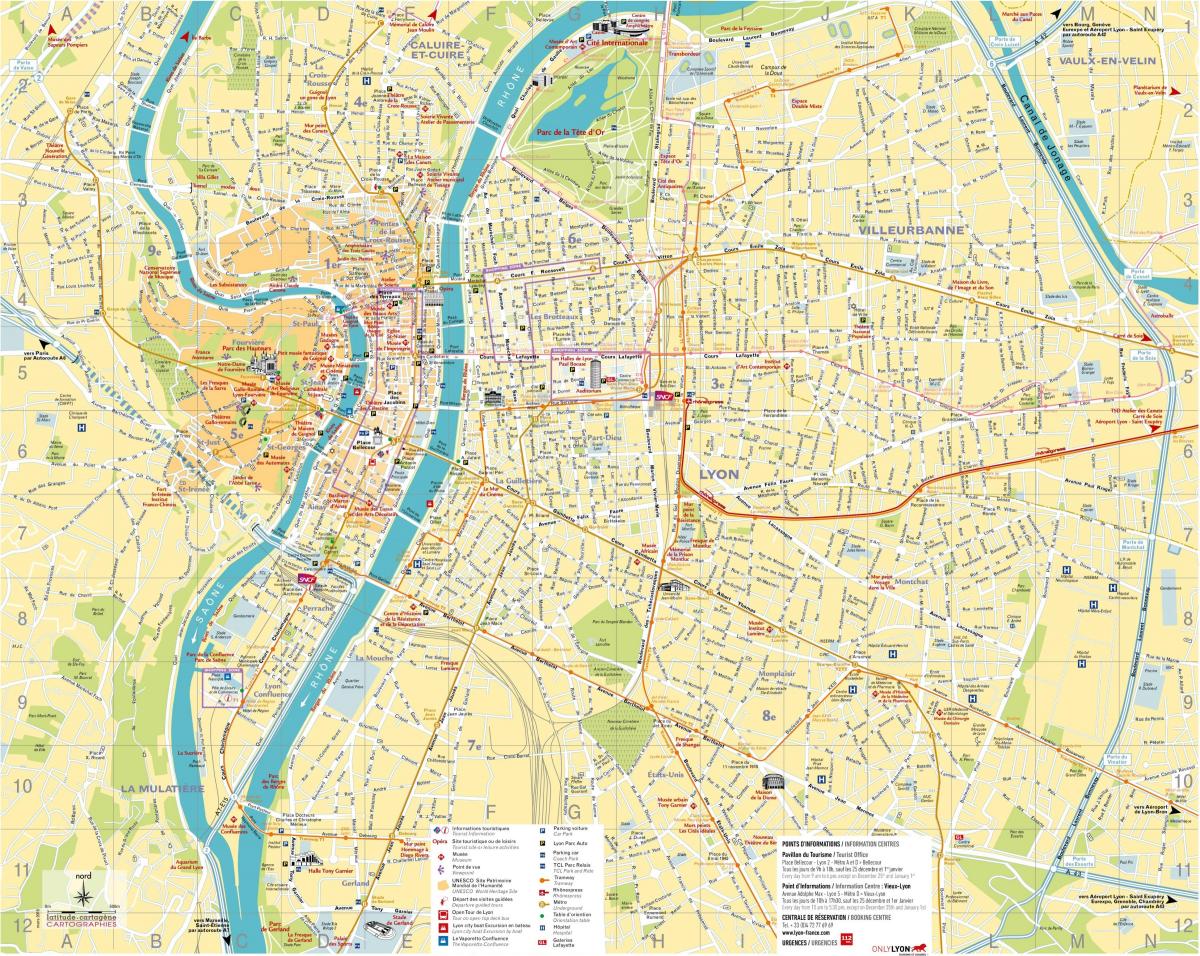 Lyon karta som pdf