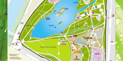 Karta över Lyon park