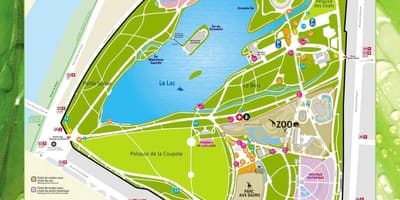 Karta över Lyon trädgård
